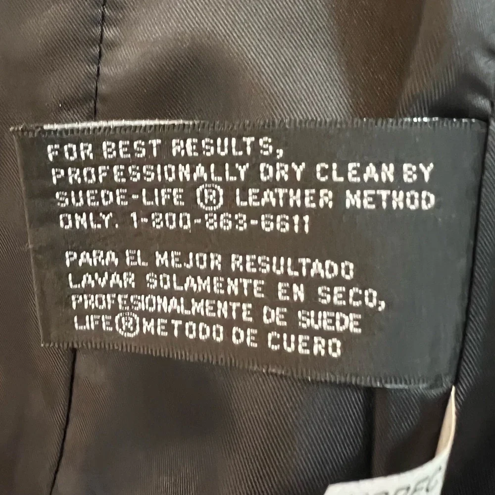 Worthington Black Leather Jacket. Size Small.‎